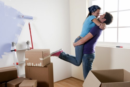 Customer confirming a removal service booking details
