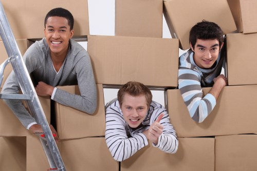 Loading furniture during a home relocation in Soho with access considerations