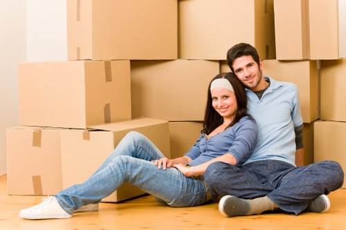 Fragile items being protected with expert packing and unpacking services in Soho