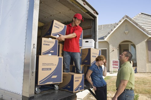 Staff reviewing safety procedures before a removal