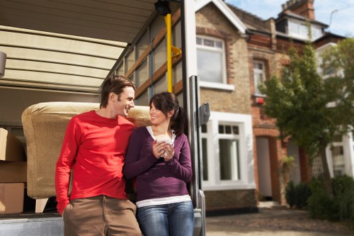 Residential relocation using a removal van in Soho
